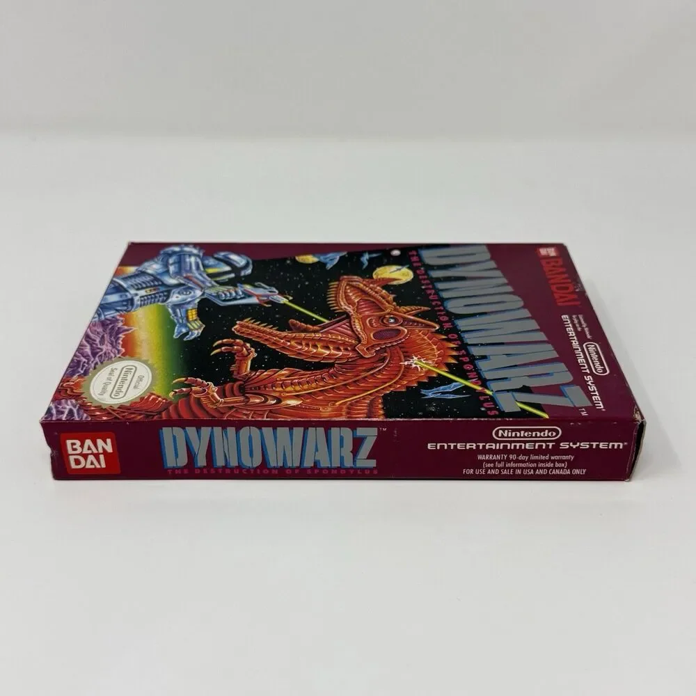 Dynowarz The Destruction of Spondylus Nintendo NES Complete CIB Tested